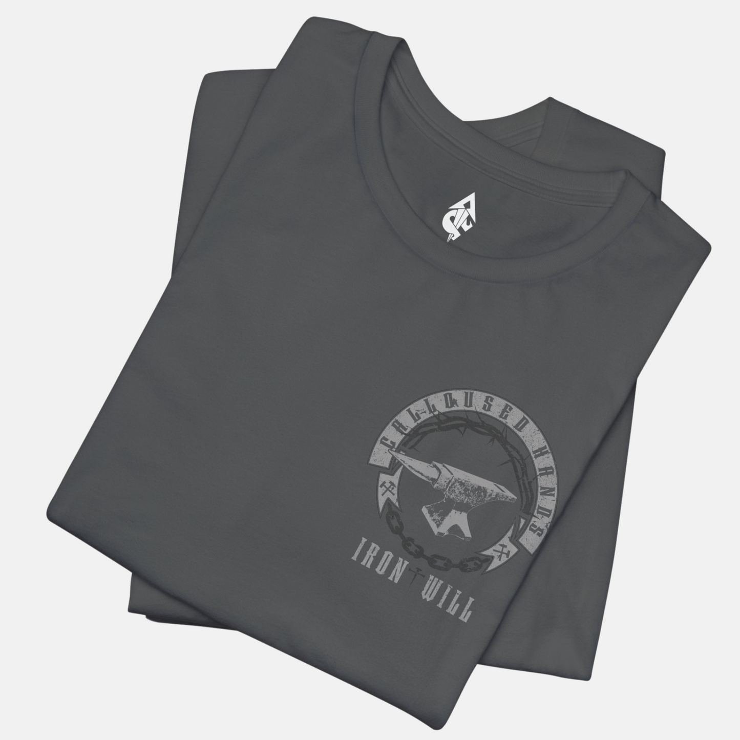 Calloused Hands_Anvil_Grey T-shirt