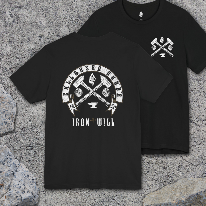Calloused Hands Hammer Cross T-shirt