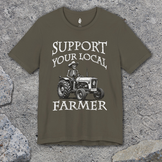 Support Farmer B&W T-shirt