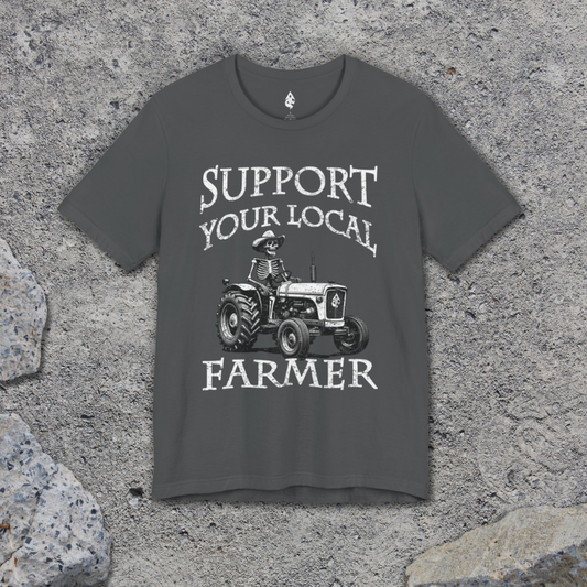 Support Farmer B&W T-shirt