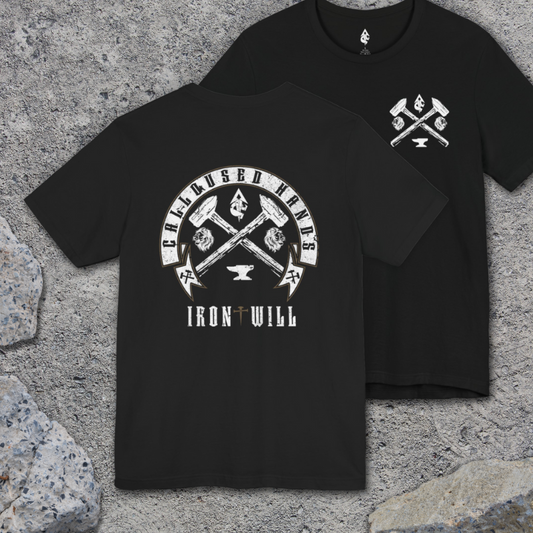Calloused Hands Hammer Cross T-shirt
