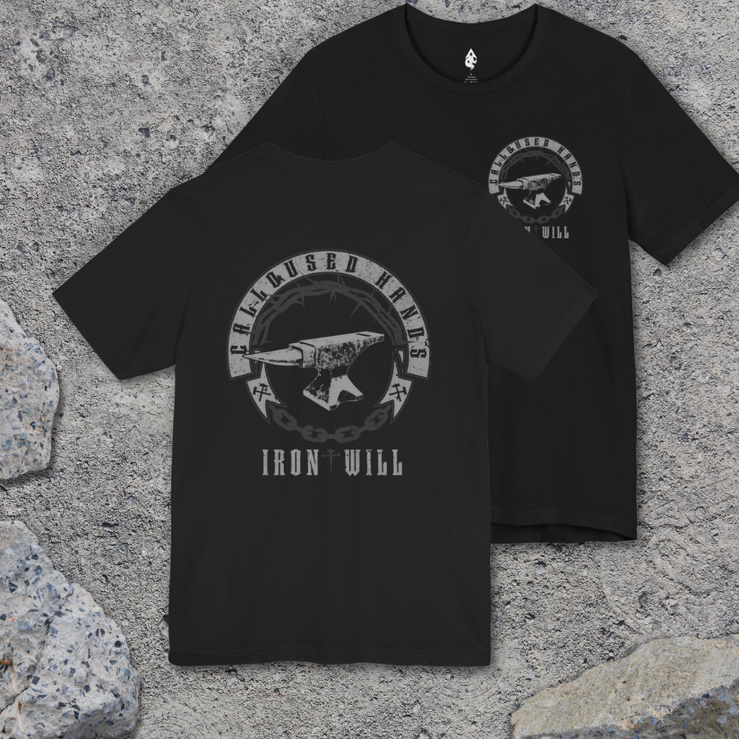 Calloused Hands_Anvil_Grey T-shirt